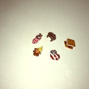 5 Origami Owl Charms